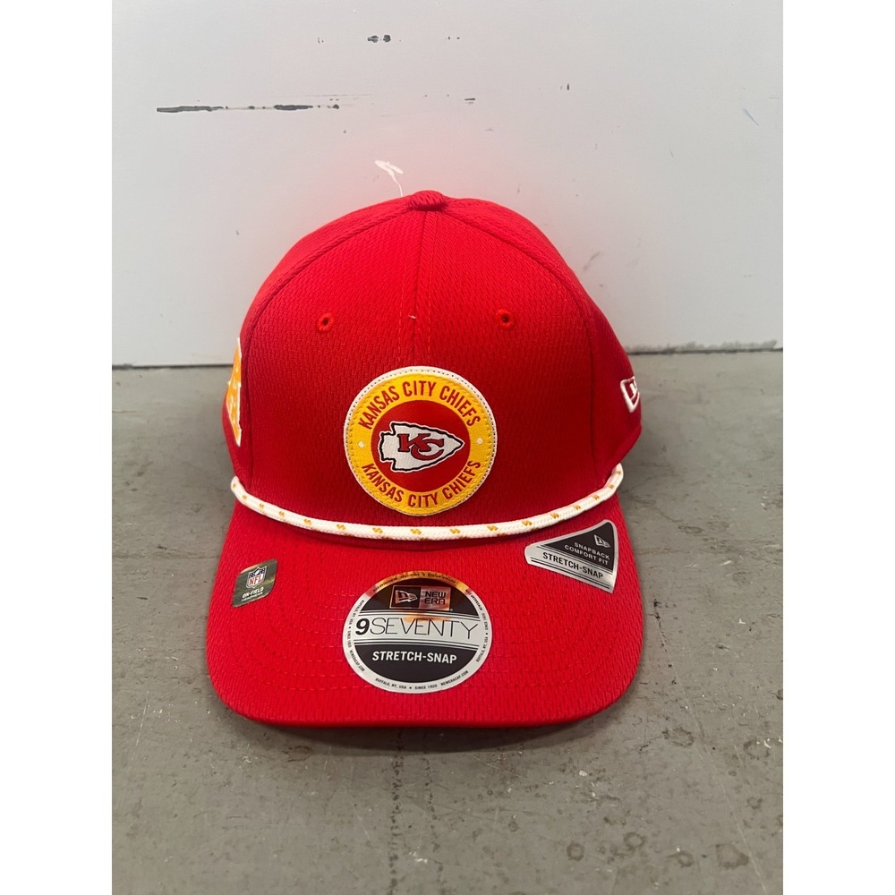 New Era Kansas City Chiefs 2024 Sideline 9SEVENTY‎ Cap Mens Red Stretch Snapback
